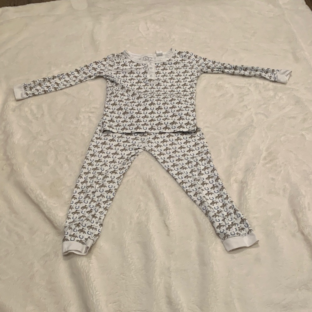 Adorable Anchor Print Kids Pajama Set